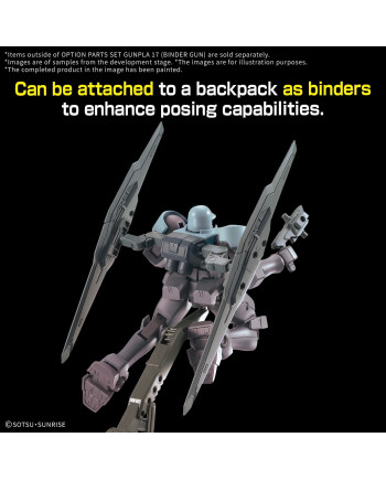 GUNDAM - Option Parts Set Gunpla 17 (Binder Gun) - Model Kit