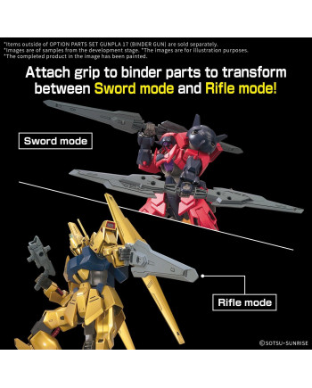 GUNDAM - Option Parts Set Gunpla 17 (Binder Gun) - Model Kit