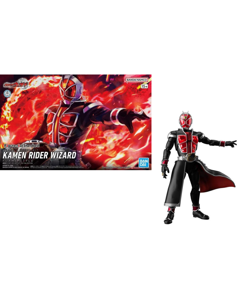 MASKED RIDER -Figure-rise Standard Kamen Rider Wizard Flame -Model Kit
