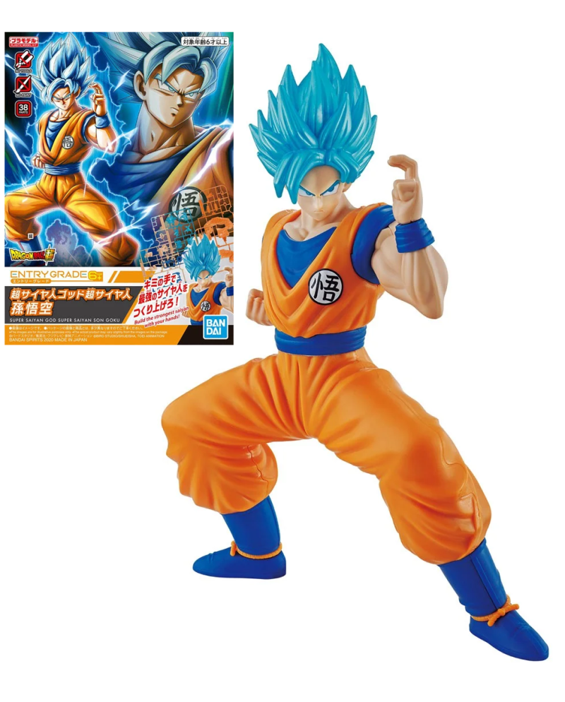 DRAGON BALL - Entry Grade - Super Saiyan God SS Son Goku (REPROD)