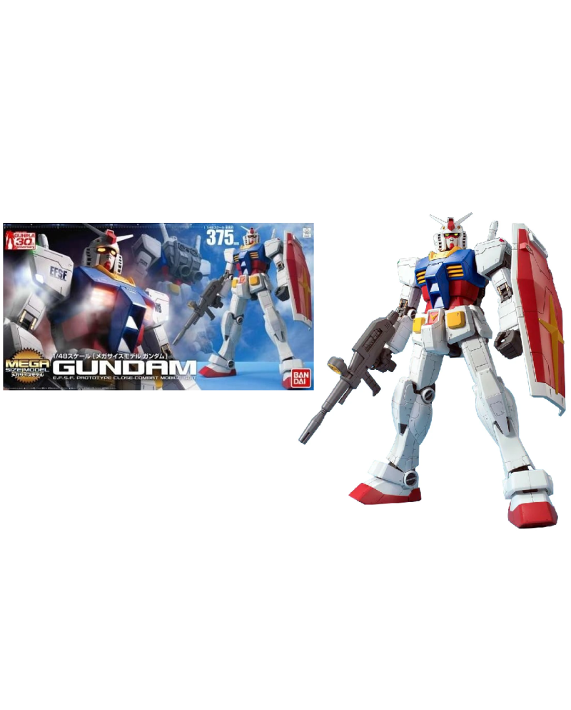 GUNDAM - Mega Size Model 1/48 RX-78-2 Gundam - Model Kit - 37.5cm