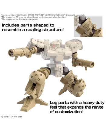 GUNDAM - 30MM 1/144 OPTION PARTS SET 18 - Model Kit