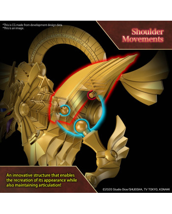 YU-GI-OH! -Figure-rise stand. Amplified Winged dragon of Ra -Model Kit
