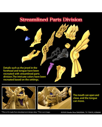 YU-GI-OH! -Figure-rise stand. Amplified Winged dragon of Ra -Model Kit