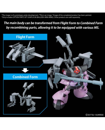 GUNDAM - Option Parts Set Gunpla 08 (Ballden Arm Arms) - Model Kit