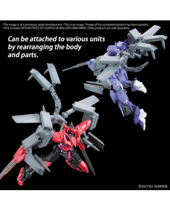 GUNDAM - Option Parts Set Gunpla 08 (Ballden Arm Arms) - Model Kit