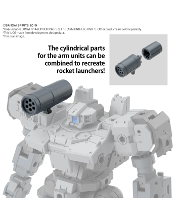 30MM - 1/144 Option Parts Set 16 (Arm Unit/Leg Unit 1) - Model Kit
