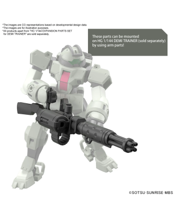 GUNDAM - HG 1/144 Expansion Parts Set For Demi Trainer - Model Kit