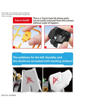 GUNDAM - Entry Grade 1/144 v Gundam - Model Kit