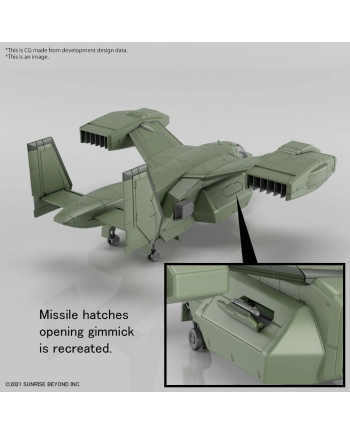 GUNDAM - HG 1/72 V-33 Stork Carrier - Model Kit