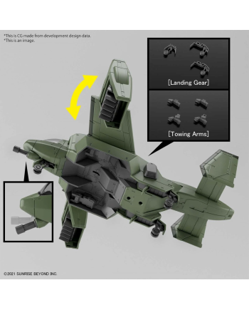GUNDAM - HG 1/72 V-33 Stork Carrier - Model Kit