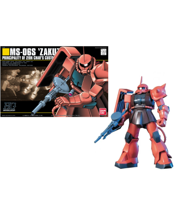 GUNDAM - HGUC 1/144 MS-06S Zaku II Mobile Suit - Model Kit