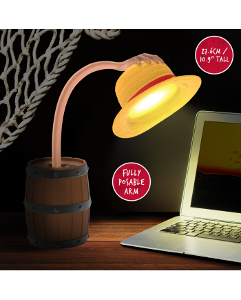 ONE PIECE NETFLIX - Chapeau - Lampe de Bureau 27cm