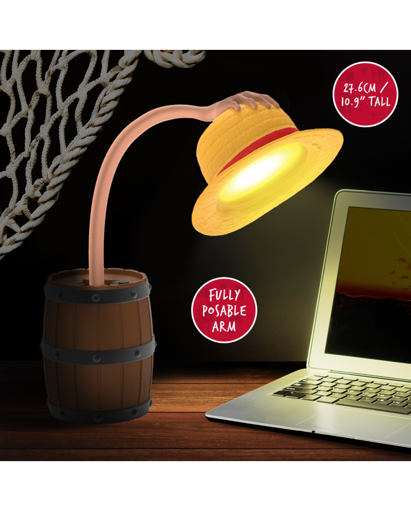 ONE PIECE NETFLIX - Chapeau - Lampe de Bureau 27cm