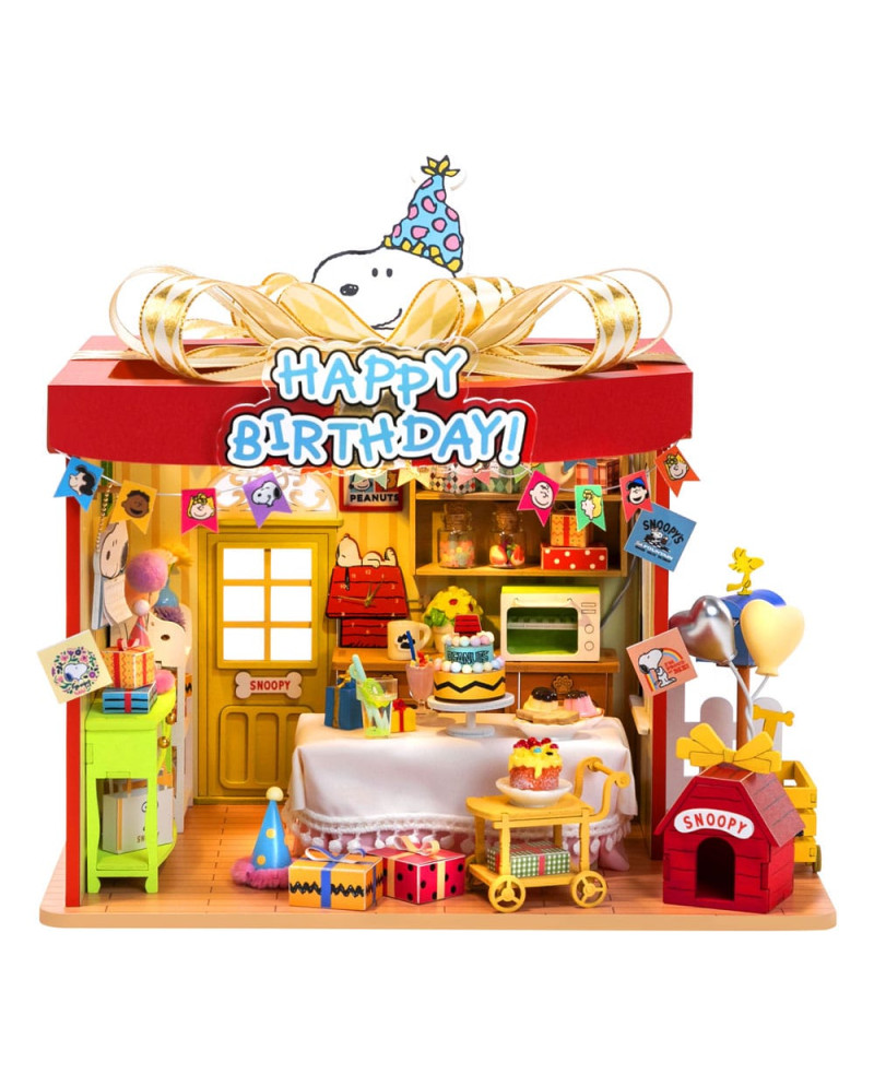 PEANUTS - Birthday Party - Wood Model Kit