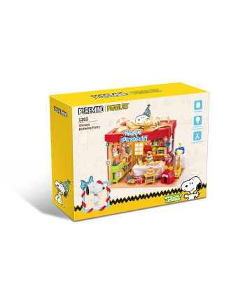 PEANUTS - Birthday Party - Wood Model Kit