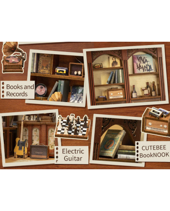 BOOK NOOK KIT - DIY - The Secret Rhythm - 355pc + LED Light