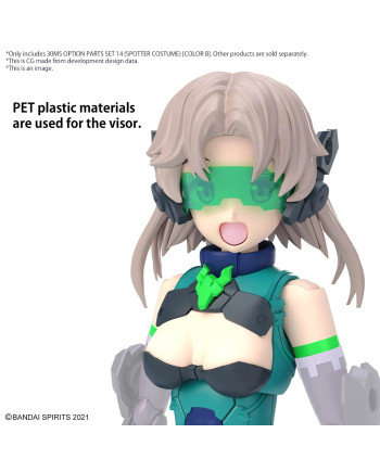 30MS - Option parts set 14 (Spotter Costume) (Color B) - Model Kit