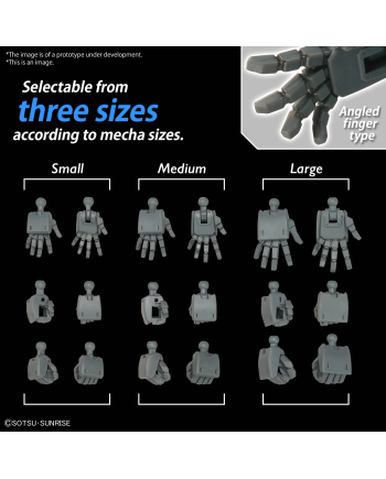 GUNDAM - Option Parts Set Gunpla 3 (Build Hands Edge) - Model Kit