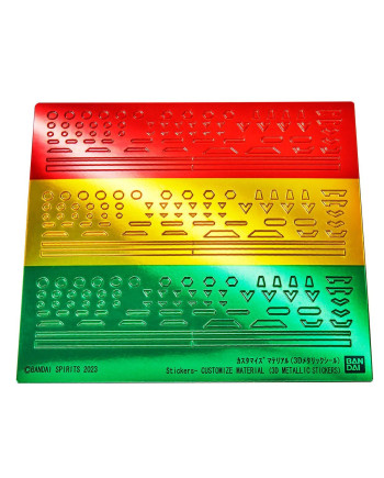 30MM - Customize Material (3D Metallic Stickers) - Model Kit