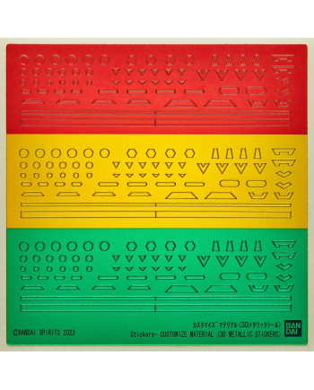 30MM - Customize Material (3D Metallic Stickers) - Model Kit
