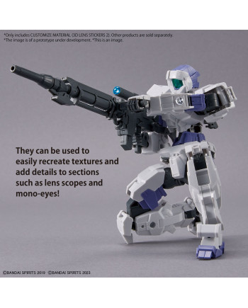 30MM - Customize Material (3D Lens Stickers 2) - Model Kit