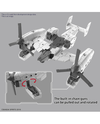 30MM - 1/144 Extended Armament Vehicle (TILT ROTOR Ver.) - Model Kit