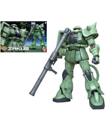 GUNDAM - Model Kit - Megasize - Zaku II Verde - 1/48