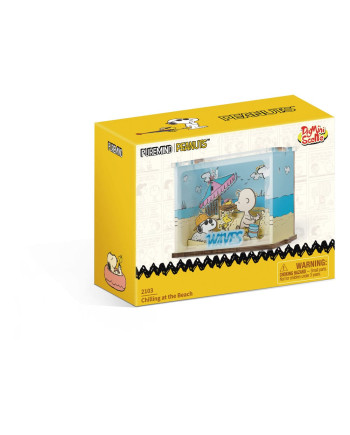 PEANUTS - Mini Scene Chilling At The Beach - Wood Model Kit