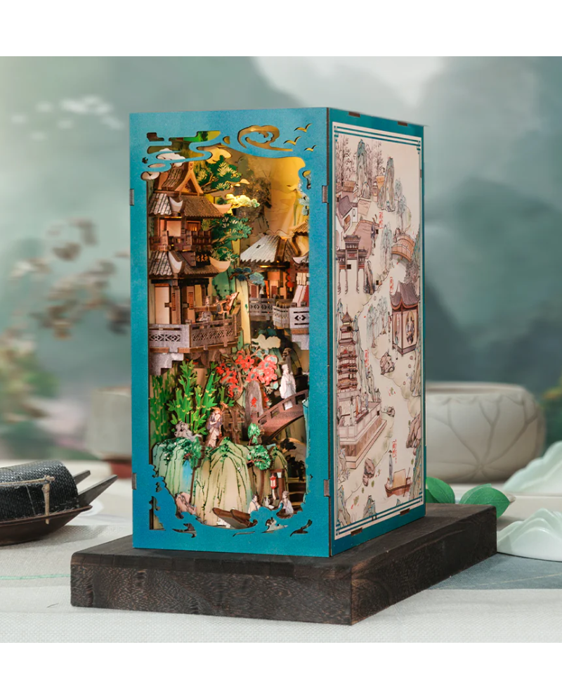BOOK NOOK KIT - DIY - Su Dongpo's Life - 280pc + LED Light