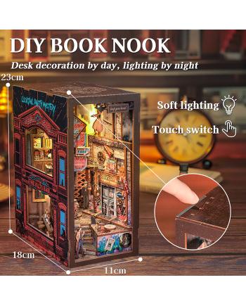 BOOK NOOK KIT - DIY - The Long Goodbye - 238pc + LED Light