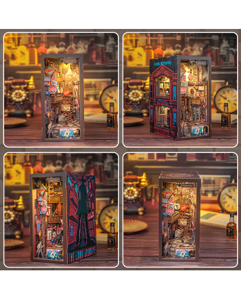 BOOK NOOK KIT - DIY - The Long Goodbye - 238pc + LED Light