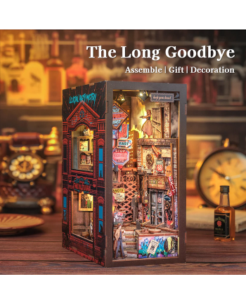 BOOK NOOK KIT - DIY - The Long Goodbye - 238pc + LED Light