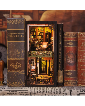 BOOK NOOK KIT - DIY - Rose Detective Agency - 322pc + LED Light