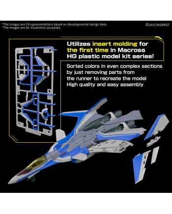 MACROSS - HG 1/100 VF-31J Siegfried (Hayate Immelmann Use) - Model Kit