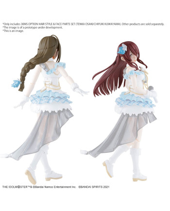 THE IDOLMASTER - 30MS Option hair style & Face Parts Set - Model Kit