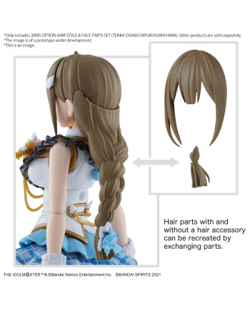 THE IDOLMASTER - 30MS Option hair style & Face Parts Set - Model Kit
