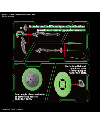30MM - Customize Weapons (Witchcraft Weapon) - Model Kit