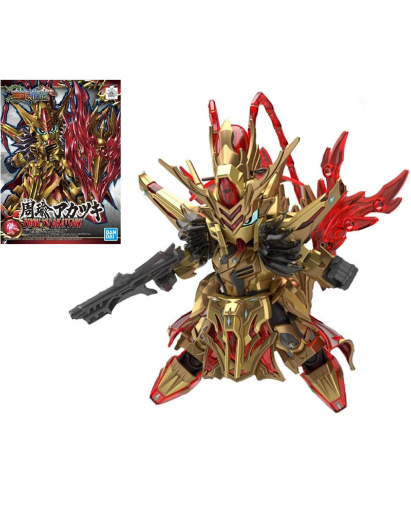 GUNDAM - SD Sangoku Soketsuden Zhou Yu Akatsuki - Model Kit - 8cm