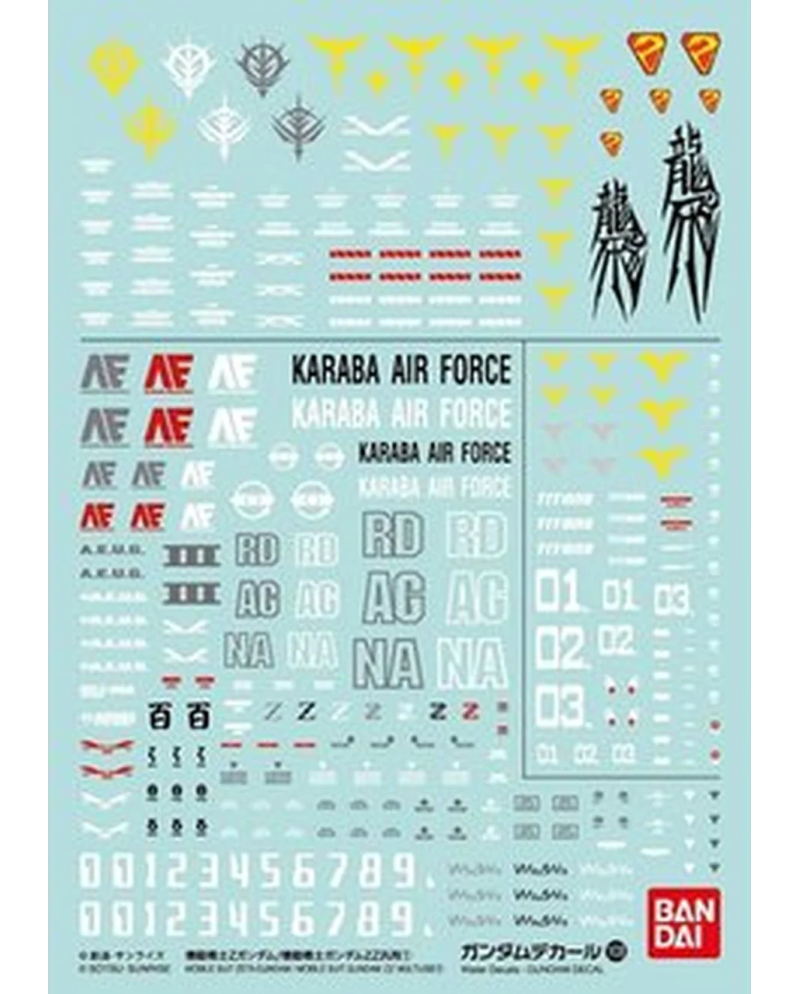 GUNDAM - Gundam Decal 108 Z + ZZ Gundam / Multiuse 1 - Model Kit