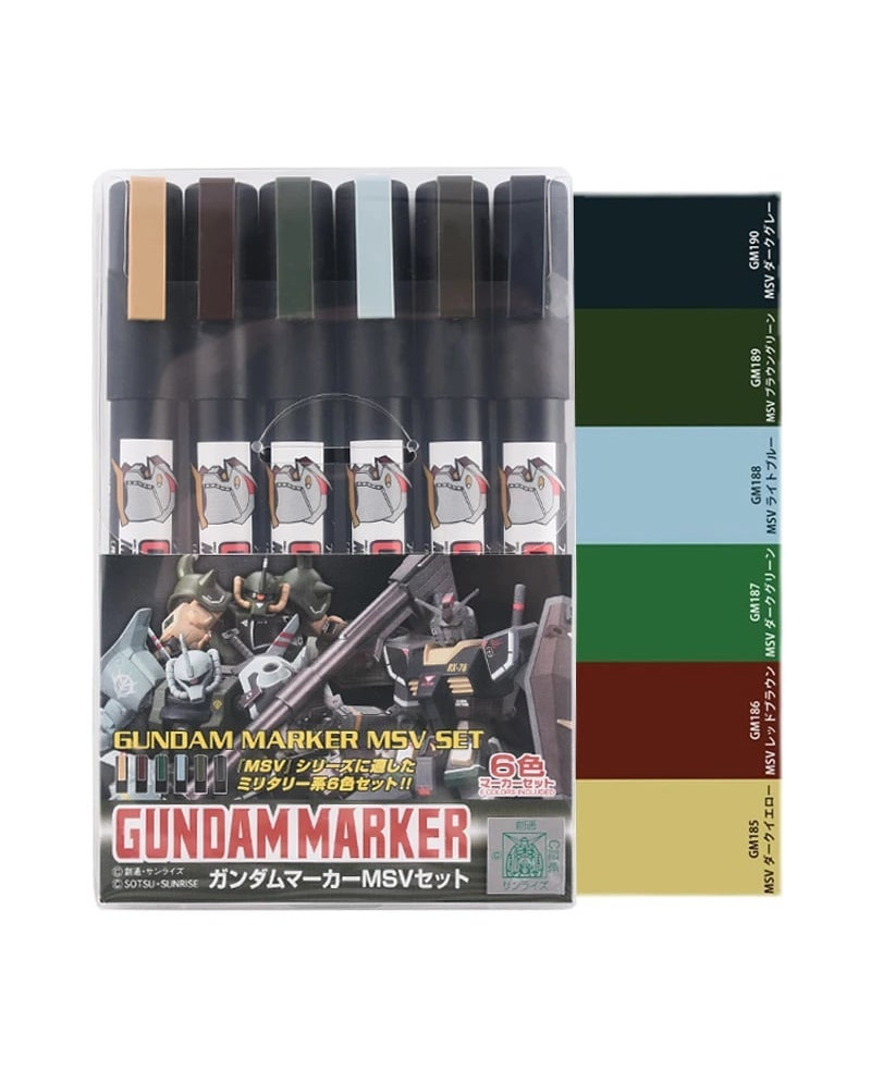 GUNDAM - Gundam Marker AMS-127 MSV Set