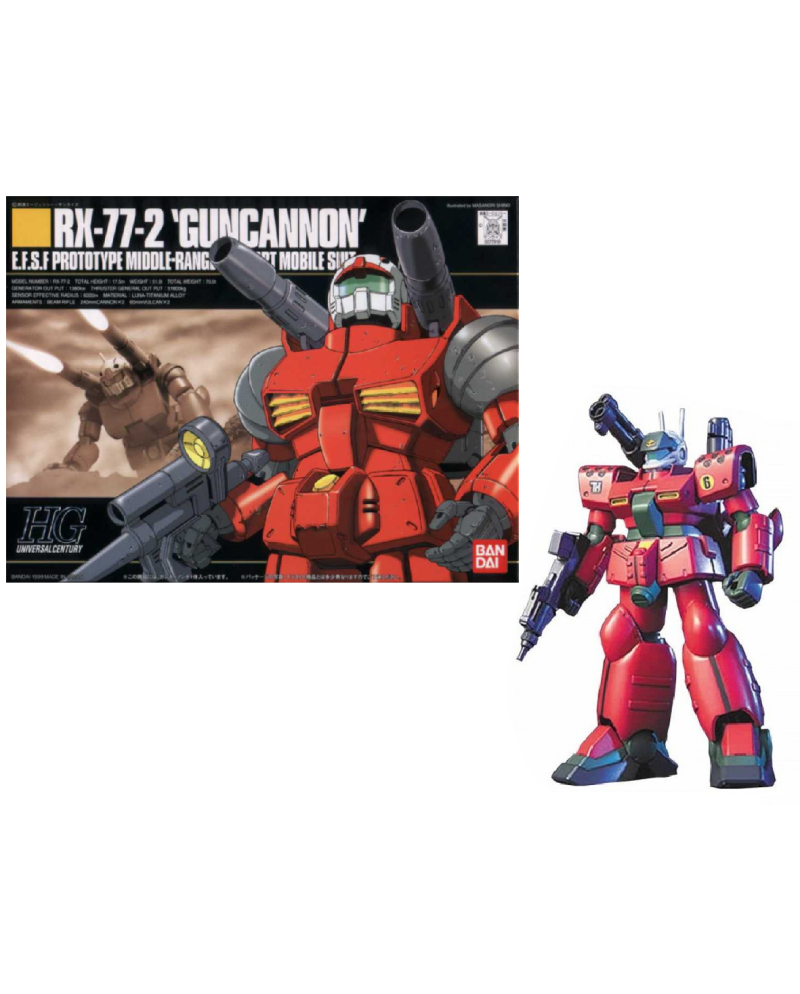 GUNDAM - HGUC 1/144 Guncannon Mass Production Type - Model Kit