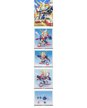 GUNDAM - SD - BB242 GF13-01NJ II G Gundam - Model Kit - 8cm