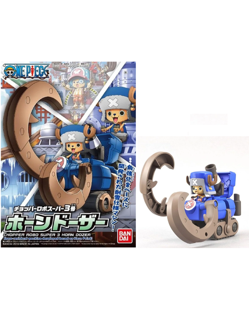 ONE PIECE - Model Kit - Chopper Robo Super 3 Horn Dozer - 10 CM
