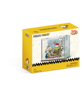 PEANUTS - Mini Scene Baseball Time - Wood Model Kit