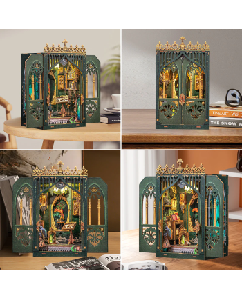 MINIATURE HOUSE - DIY - The Darkness Herbarium - 90pc + LED Light