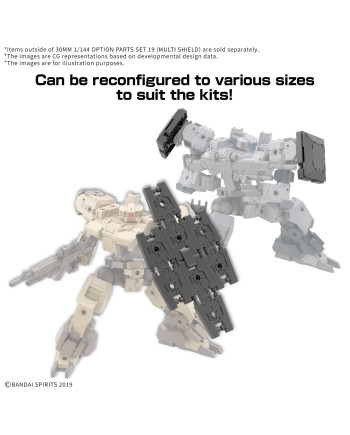 30MM - 1/144 Option parts set 19 (Multi Shield) - Model Kit