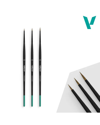 GUNDAM TOOLS- Set of 3 Pro Modeler Series Definition Brushes N°4/3/2