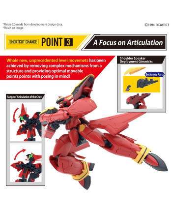 MACROSS -HG 1/100 VF-19 Custom Fire Valkyrie w/ sound Boost -Model Kit