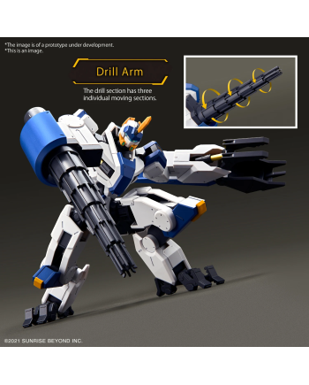 AMAIM - HG 1/72 MAILeS Byakuchi (Drill & Claw Arm) - Model Kit